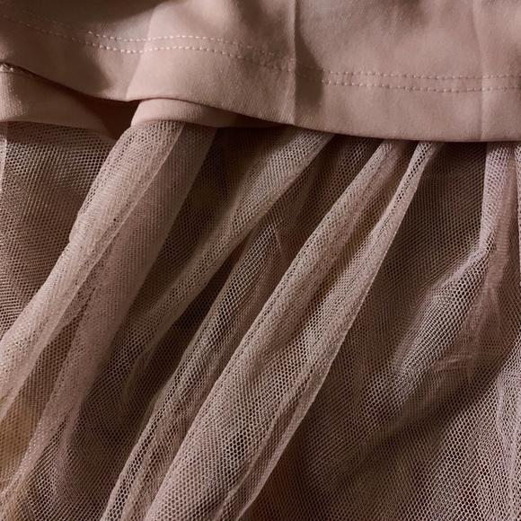 MESH Chiffon Princess Skirt in Buff - Picture 4 of 4